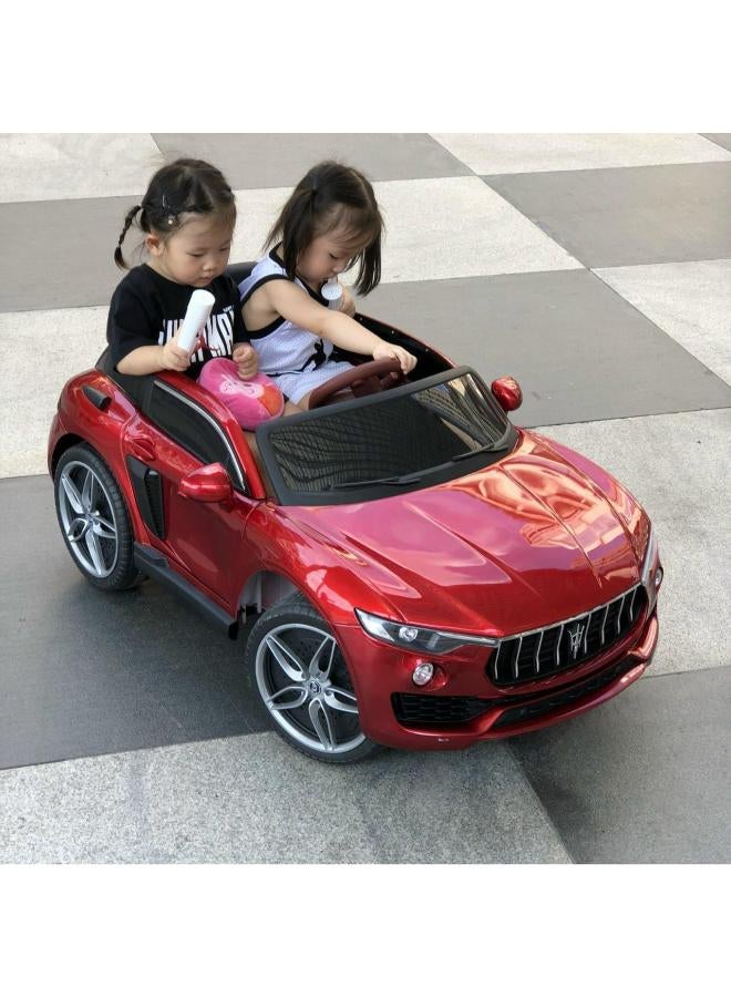 سيارة أطفال كهربائية KuPai 2024، نموذج رياضي جميل، سيارة كهربائية للأطفال متعددة الألوان (حمراء) - Image 1