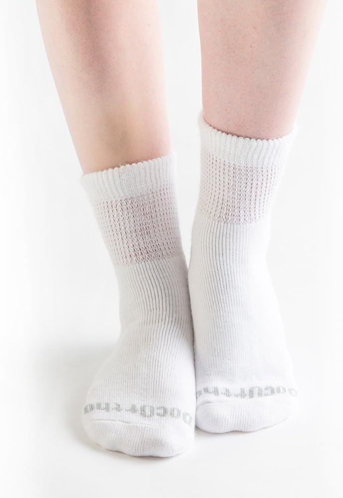 Doc Ortho Ultra Soft Loose Fit Diabetic Socks for Men and Women 3 Pairs 14 Crew - Image 2