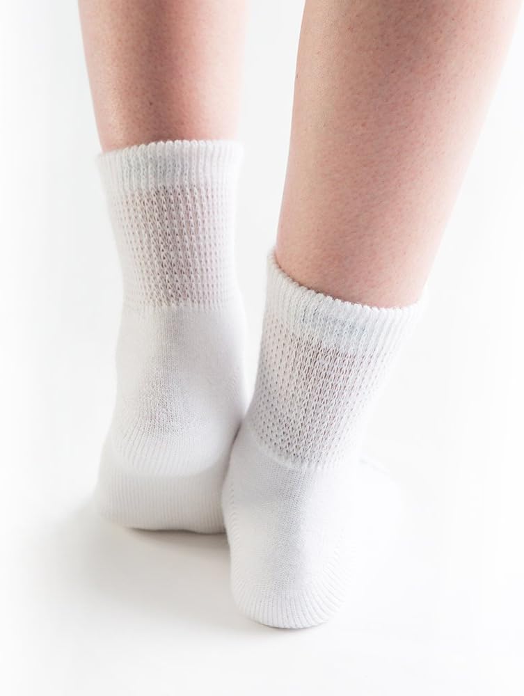 Doc Ortho Ultra Soft Loose Fit Diabetic Socks for Men and Women 3 Pairs 14 Crew - Image 4