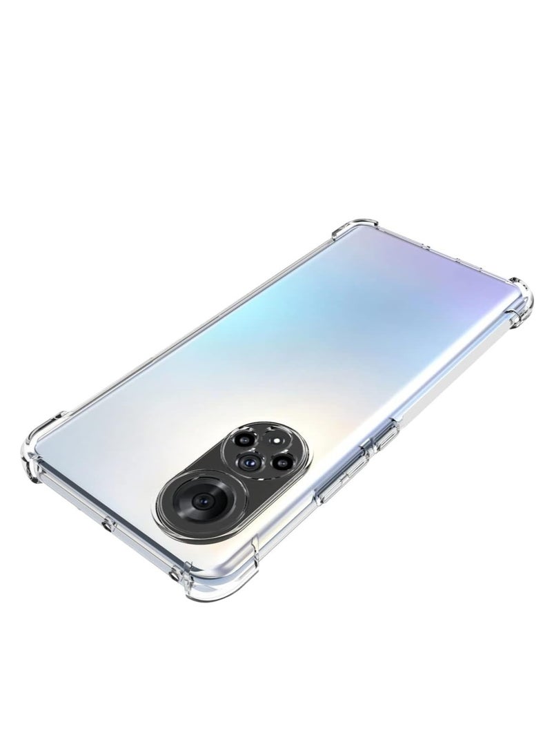 حافظة لهاتف هواوي هونر 50 / هواوي نوفا 9 حافظة شفافة من مادة TPU بأربعة زوايا وغطاء حماية شفاف وناعم - Image 4