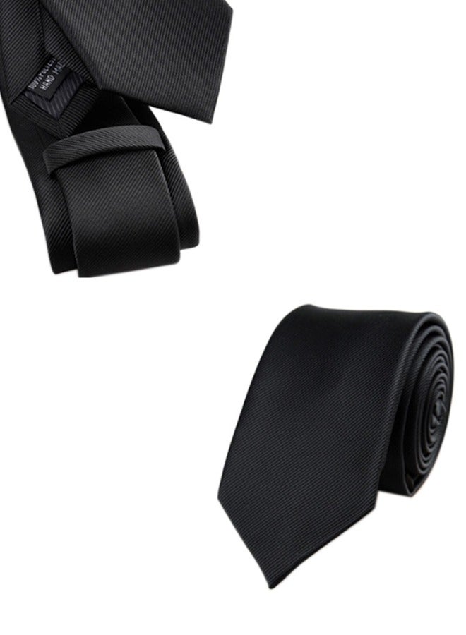 GUSGU 4pcs Men's Ties Solid Color Formal Mens Neckties 6cm for Business and Wedding Color Assorted ﻿ ﻿ - Image 5