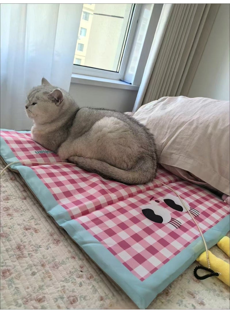 Washable Cooling Pet Sleeping Mat for Summer - Image 1