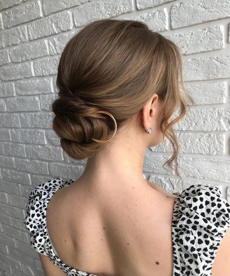 Chanaco French Hair Pins for Women Gold Silver Updo Hair Accessories U Shaped Hair Pins for Buns Twist Hairpin for Styling Metal Hair Fork with Combs for Girls Non Slip Hair Sticks for Thick Hair - Image 4