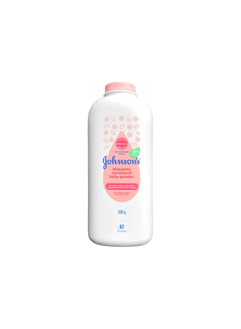 Johnson's Baby Blossoms cornstarch baby powder 500g (Pack of 2pcs) - Image 2