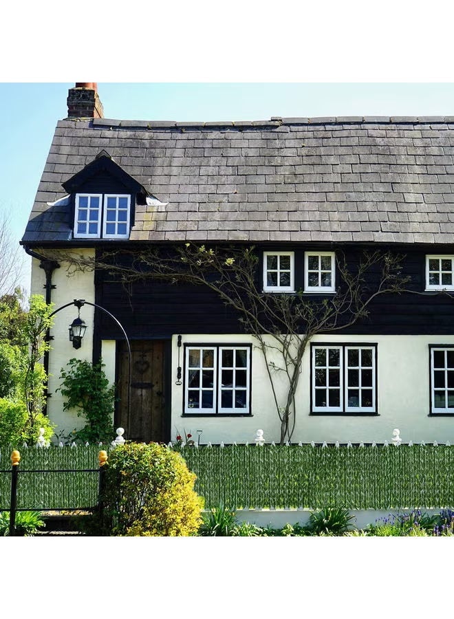 Garden Artificial Privacy Leaf Garden Fence Screening Rolls Green 100x300cm - Image 3