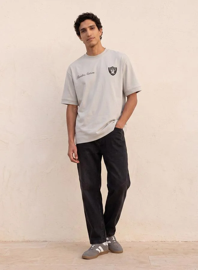 SP Characters The Las Vegas Raiders Cotton Crew Neck T-shirt