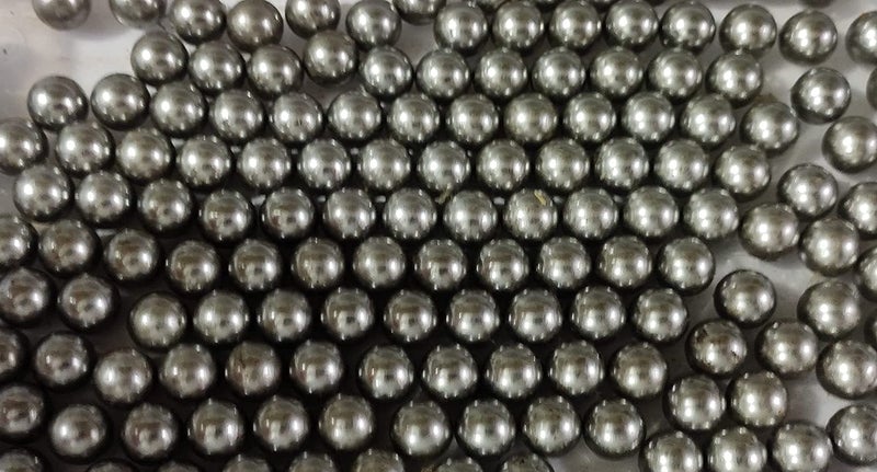 OMX Steel Bearing Ball, No Holes, Silver Full Solid Iron Balls (9 MM, 100 PC) - Image 2