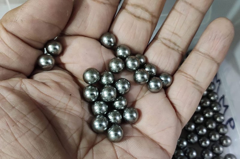 OMX Steel Bearing Ball, No Holes, Silver Full Solid Iron Balls (9 MM, 100 PC) - Image 4