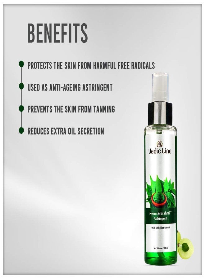 Vedic Line Vedicline Neem & Brahmi Astringent Fades Dark Spots, Acne & Pimple With Emblica Extract, Neem & Brahmi For Heathy Skin - 200ml,(Pack of 2) - Image 4