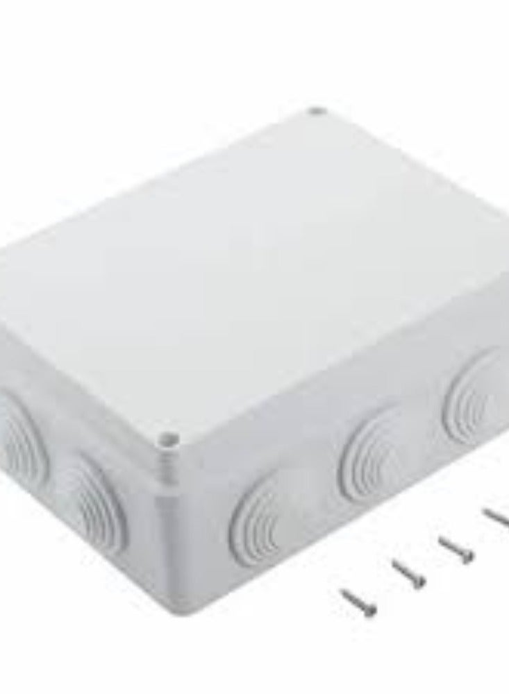 KNP KNP Electrical Junction Box with dimensions 240 x 190 x 90 mm is a sturdy and spacious enclosure designed to house and protect electrical connections and components. - Image 2