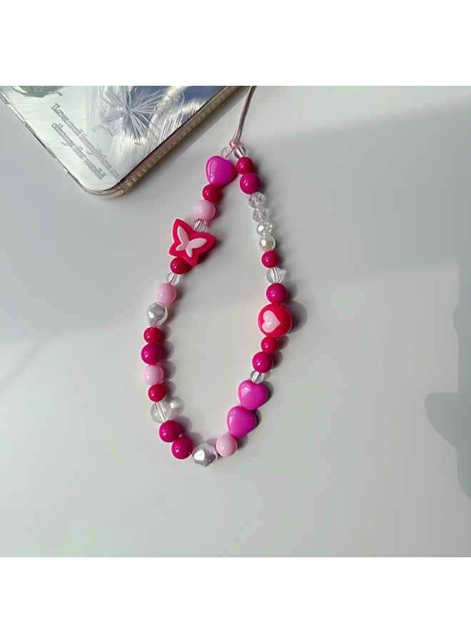 NIBEMINENT Phone Charm/ Chain Strap for Women Girls, Dopamine Methyltransferase Cell Phone Case Lanyard Wrist Strap