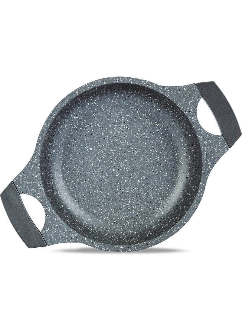 ThermoAD 22 cm Granite Cast Pot with Lid / Gray  - Image 2