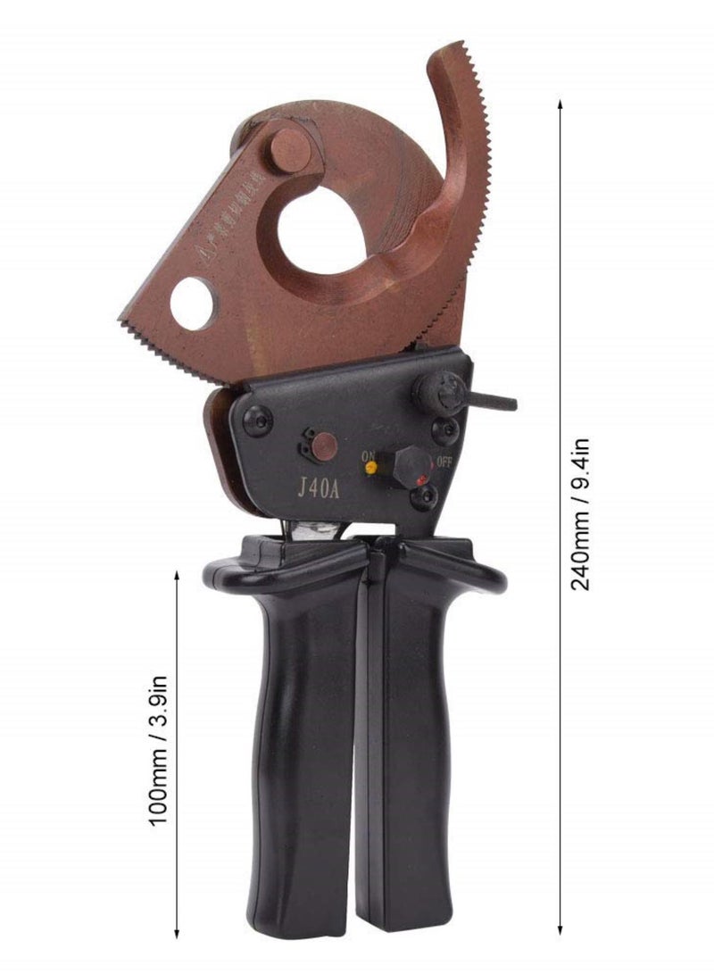 GGOOT Latest Cable Cutter - J40A 300mm Industrial Grade Cable Scissors Hardware Hand Operated Cutting Tool for Wire Rope - Image 2