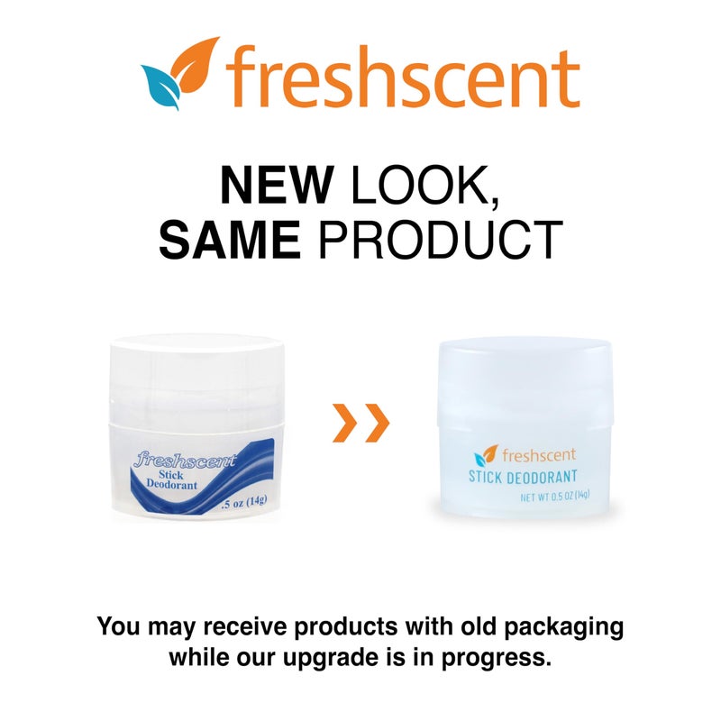 Freshscent (144 Pack) Freshscent 0.5 oz. Stick Deodorant, Travel Size, Alcohol Free, light fragrance, bulk packed and perfect for donations. - Image 2