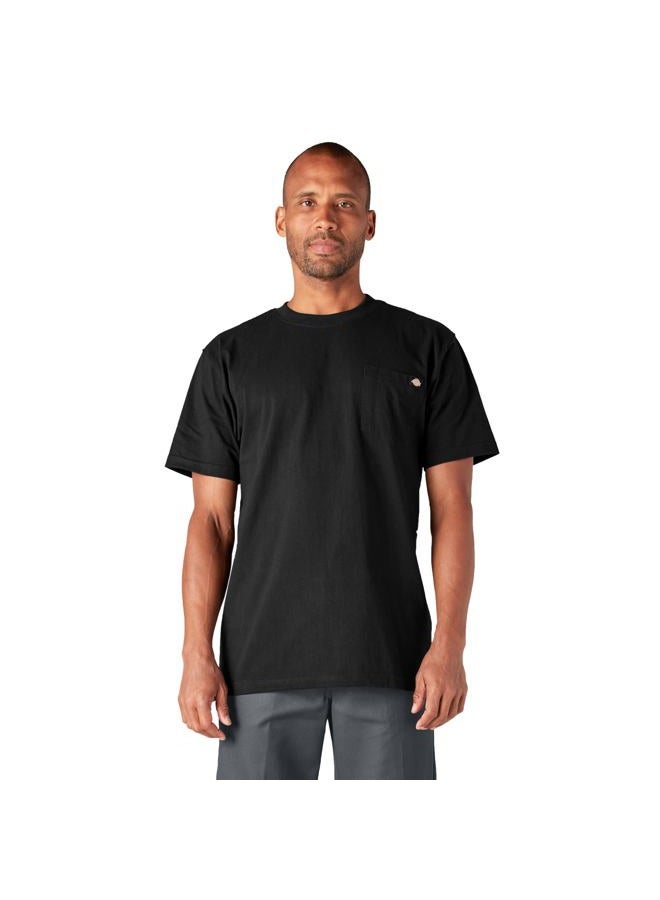 Dickies Men's Big & Tall Heavyweight Crew Neck Short Sleeve Tee Big-Tall, Black, XL Tall - Image 1