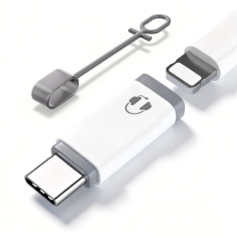 NICE BUDDY Type-C to Lightning Audio Adapter, Headphone Converter for iPhone 15/ iPad Pro/Mac & Type-C Devices, Compatible with Lightning Earphones for Music/Calls/Control (No Charging/Data Support) - Image 1