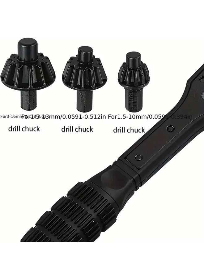 3 Gear Ratchet Drill Chuck Key Multifunctional Fastening Tool For Electric Drills - Image 5