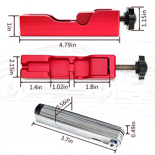 Kingson Universal Spark Plug Gap Tool with Feeler Gauge Compatible with Most 10mm 12mm 14mm 16mm Spark Plugs - Image 5