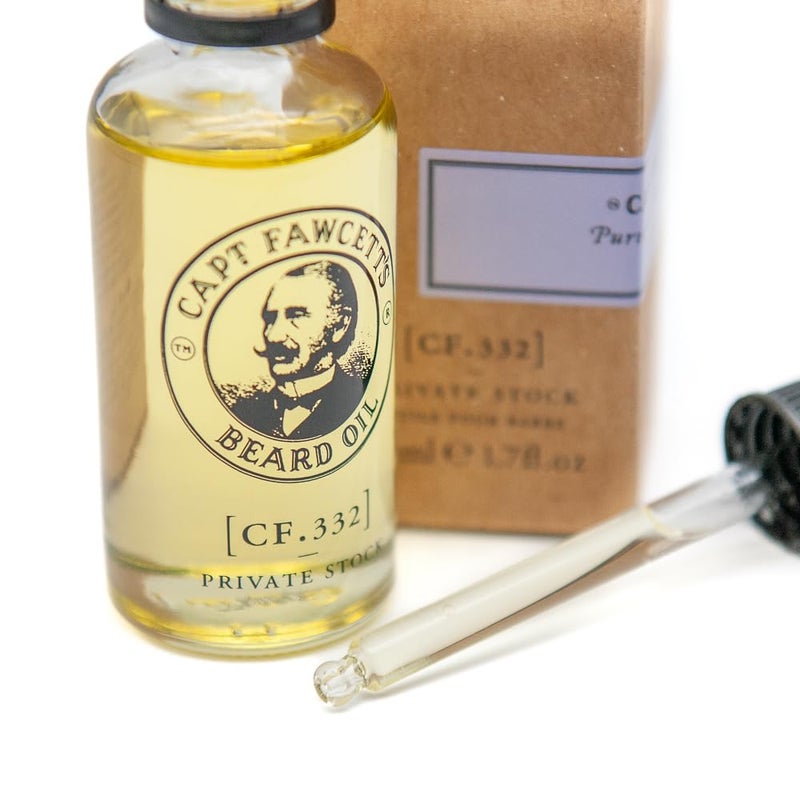 CAPTAIN FAWCETT Signature Series Beard Oils (Private Stock Beard Oil 10ml Travel Size) - Image 2
