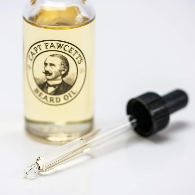 CAPTAIN FAWCETT Signature Series Beard Oils (Private Stock Beard Oil 10ml Travel Size) - Image 4