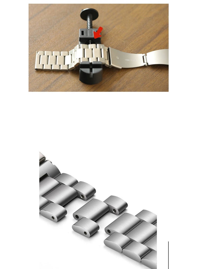 Compatible Apple Watch Straps 42mm 44mm 45mm 49mm, Stainless Steel iWatch Band with Case for Apple Watch Series 8/7/6/5/4/3/2/1/SE/SE2/Ultra - Image 5