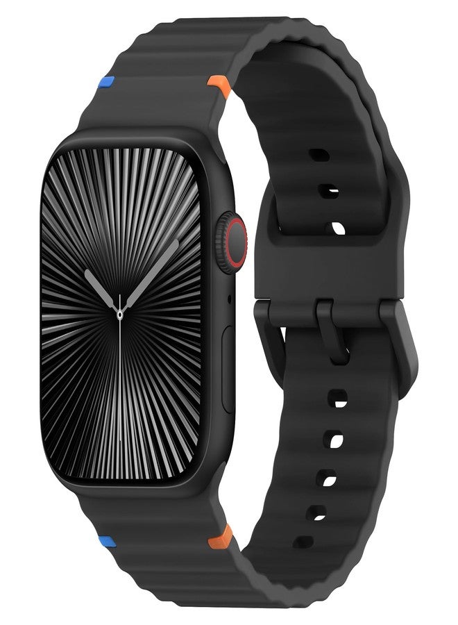 Wowstrap Sport Bands for Apple Watch Band 40mm 41mm 42mm 38mm 45mm 44mm 46mm iWatch Wristband for Women Men,Waterproof Soft Silicone Strap for Apple Watch Series 10 9 8 7 6 5 4 3 SE 2nd Ultra/2 49mm 41 45 mm - Image 1