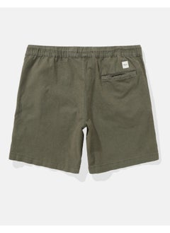 American Eagle AE Flex 8" Lived-In Linen-Blend Trekker Short  - Image 2