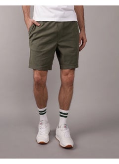 American Eagle AE Flex 8" Lived-In Linen-Blend Trekker Short  - Image 3