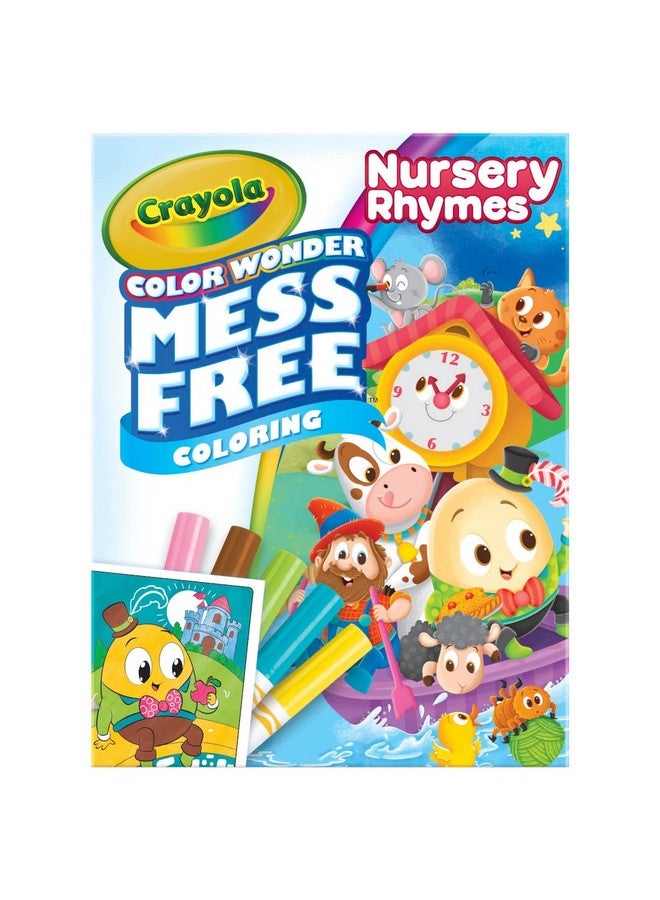 Crayola Color Wonder Nursery Rhymes, Mess Free Coloring Pages & Markers, Gift for Kids, Age 3, 4, 5, 6 - Image 1