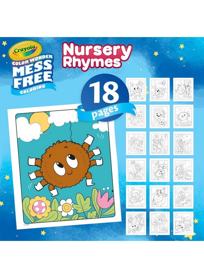 Crayola Color Wonder Nursery Rhymes, Mess Free Coloring Pages & Markers, Gift for Kids, Age 3, 4, 5, 6 - Image 3