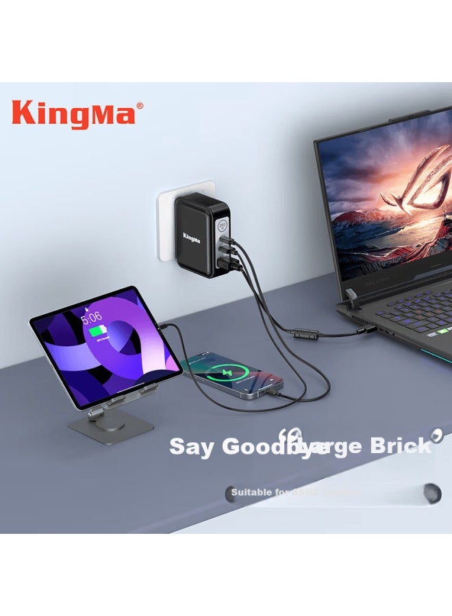 Kingma 180w 200w Small Square Port Power Adapter For Asus Fx608l J Tianxuan Ai Gun 9 Plus Phantom 14 16 Air Laptop Charger - Image 1