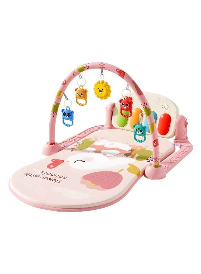 Baby Pedal Piano Newborn Baby 3-6 Months 4 Female Baby 5 Lying Down To Play 2 Step 0-1 Years Old Fitness Rack - Image 5