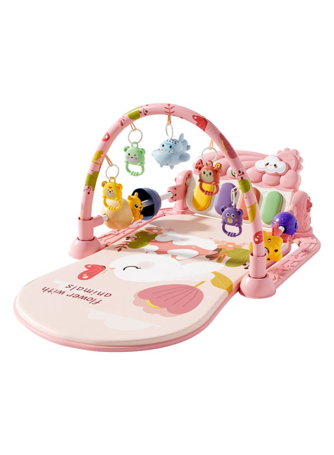 Baby Pedal Piano Newborn Baby 3-6 Months 4 Female Baby 5 Lying Down To Play 2 Step 0-1 Years Old Fitness Rack - Image 1