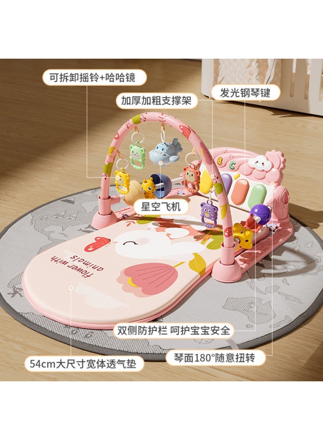 Baby Pedal Piano Newborn Baby 3-6 Months 4 Female Baby 5 Lying Down To Play 2 Step 0-1 Years Old Fitness Rack - Image 2
