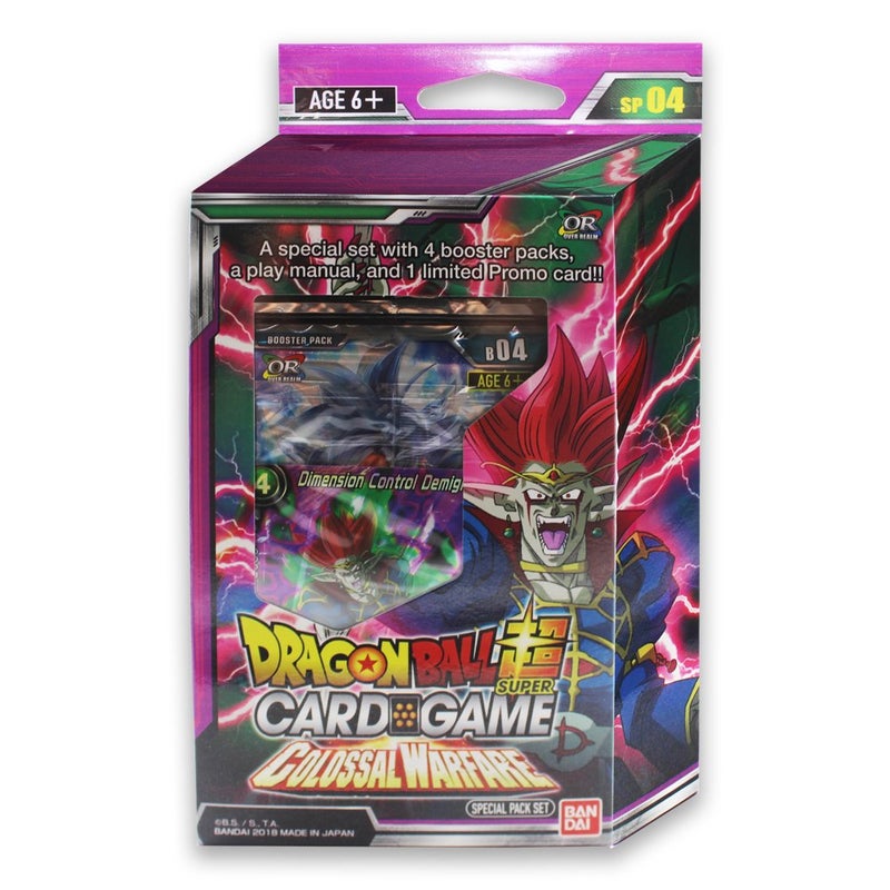 Bandai Dragon Ball Z Super Colossal Warfare Series 4 TCG Special Pack - Image 1