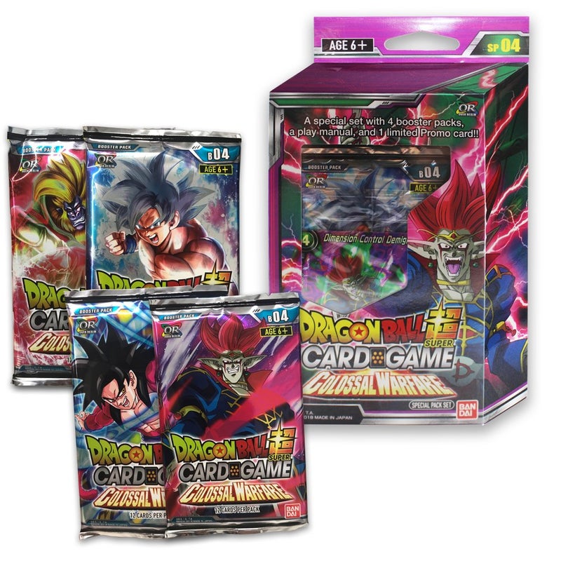 Bandai Dragon Ball Z Super Colossal Warfare Series 4 TCG Special Pack - Image 2