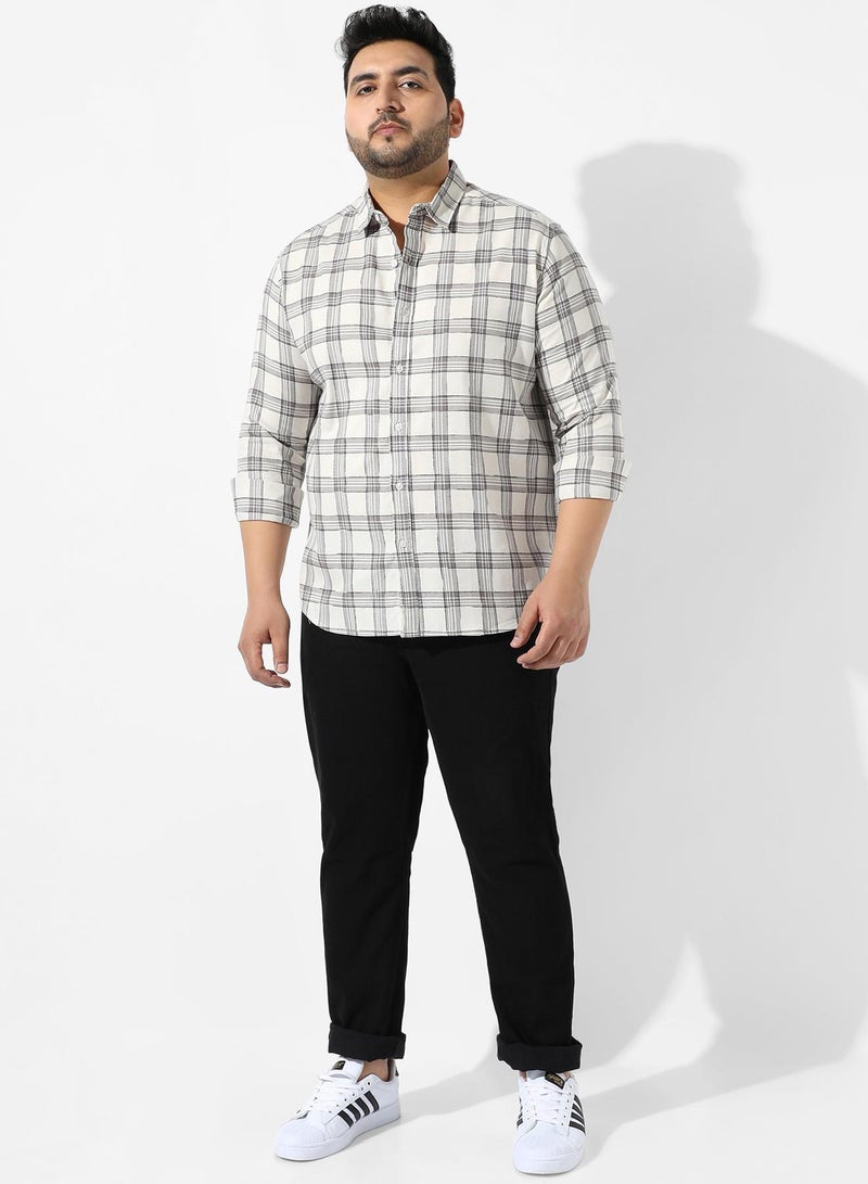 Instafab Plus Tartan Plaid Shirt - Image 5