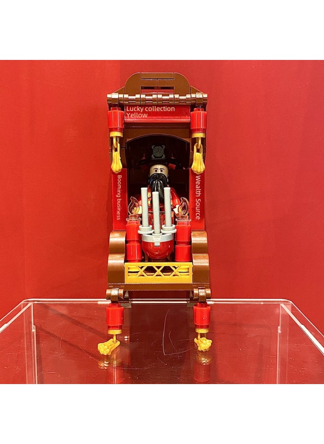 Generic - God Of Wealth Building Blocks Welcome Money And Worship Taiwan Transfer Net Red Office Decoration Diy Buddhist Shrine Assembled Gift-Color:166 Large God Of Wealth - Image 1