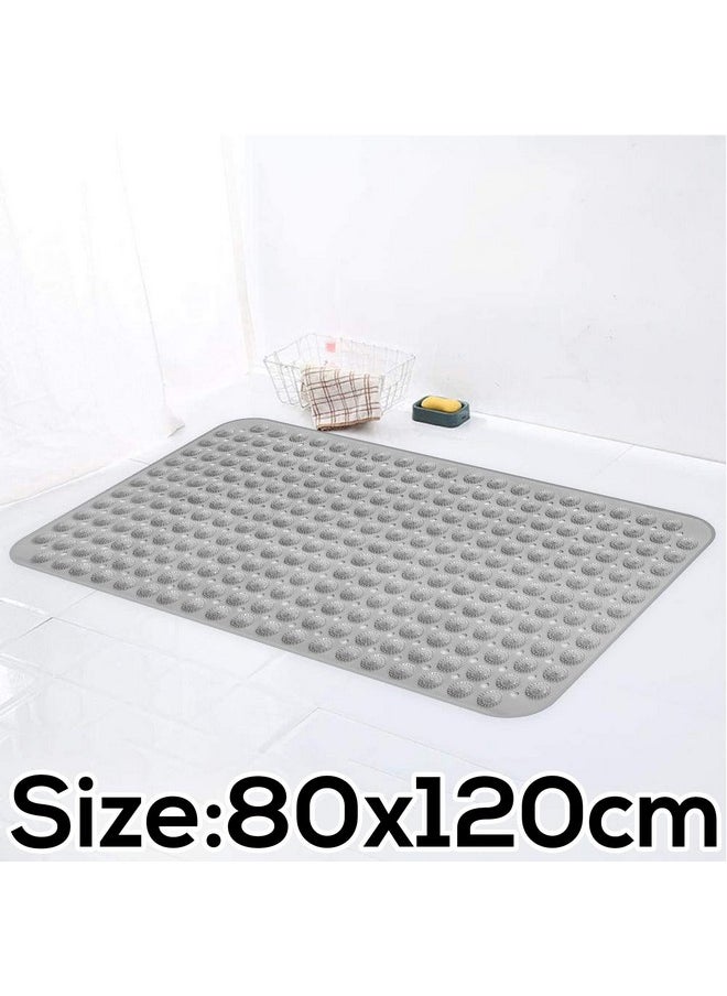 Lifekrafts Anti-Slip Shower Mat for Bathroom Floor Grey, 80x120 cm (Accu-Pebble)| Bathroom Shower Mat |Anti-Skid Mat for Bathroom Floor - pzsku/Z3F9E8483892BF08883BBZ/45/_/1737721159/79e90cf2-df02-45a8-9799-29a9c447e109