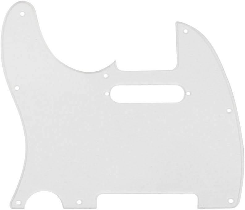 FLEOR 8 Hole TL Pickguard Scratch Plate with Pickguard Screws Set Fit USA/MX Standard TL Style Pickguard Replacement, 1Ply Transparent - Image 3