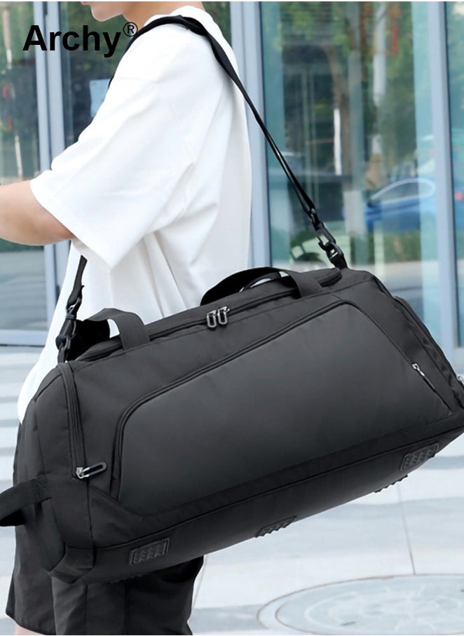 Archy Large-Capacity Shoulder Bag Outdoor Sports Portable Fitness Bag Dry and Wet Separation  - Image 2