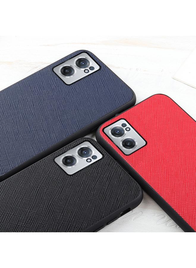 اس-توب جراب لهاتف OnePlus Nord CE 2 5G مصنوع من الجلد الأصلي بتصميم متقاطع - Image 4