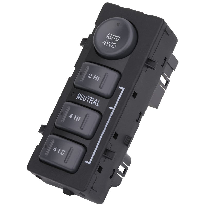 Obaee 4x4 Transfer Case Switch 4WD Wheel Drive Switch Button Compatible with 19992002 Chevrolet Silverado Chevy Suburban Tahoe Avalanche GMC Yukon Sierra Replaces OE 19168767 15709327 901062