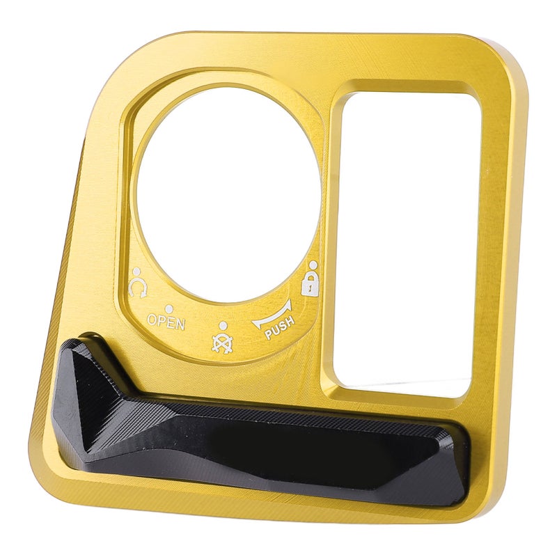 Ignition Switch Lock Cover Aluminium Alloy Stylish Decoration Protective Starter Lock Cover for PCX160 PCX125 ADV150 2017-2024 Gold - Image 3