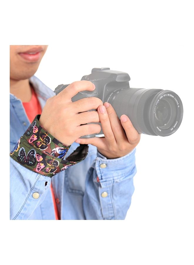 NIBEMINENT Retro Designed Camera Shoulder Strap Belt Green/Blue/Yellow  - Image 3