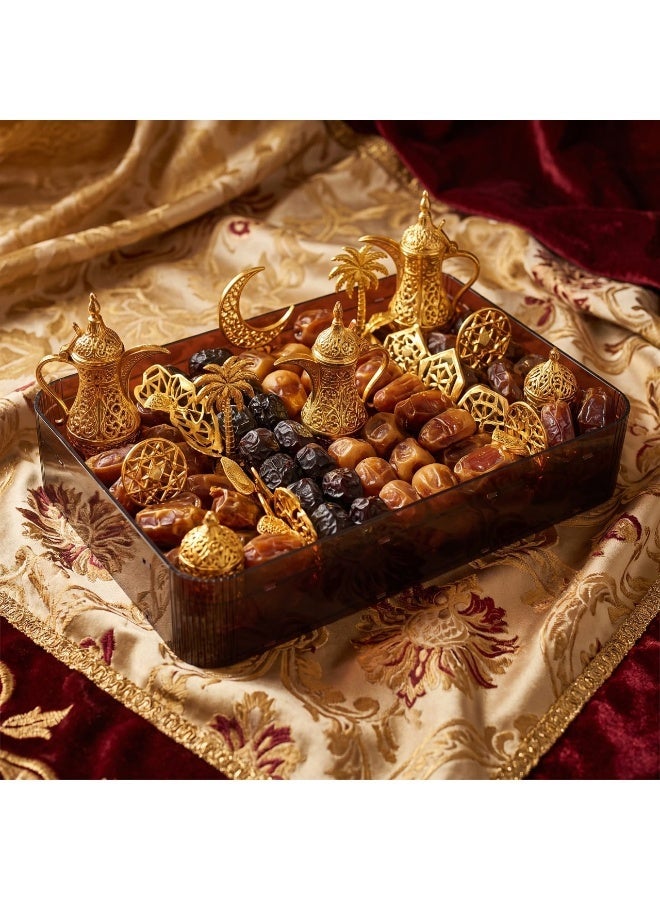 A luxurious transparent gift tray. This tray is primarily used for presenting and arranging Eid and special occasion favors (Size: 20 x 31 cm). - Image 1