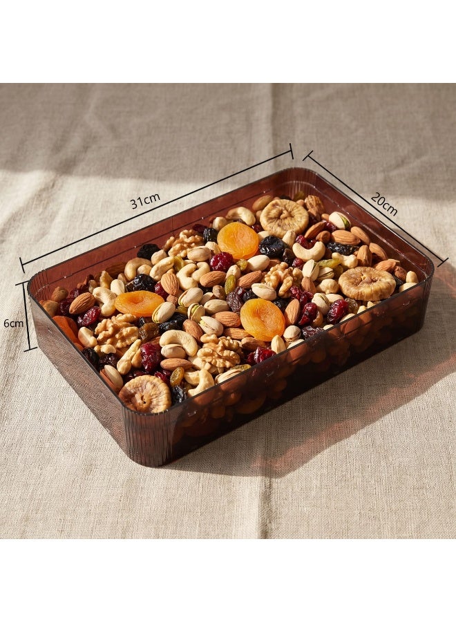A luxurious transparent gift tray. This tray is primarily used for presenting and arranging Eid and special occasion favors (Size: 20 x 31 cm). - Image 4