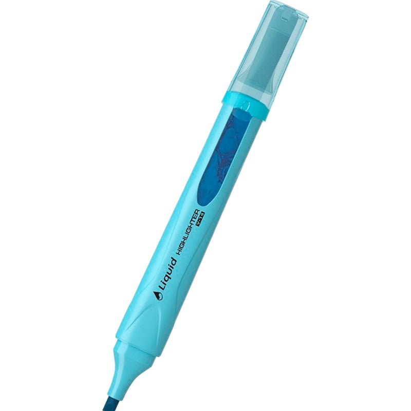 ErichKrause Liquid Highlighter Visioline V-14 Neon Blue Box of 10 - Image 2