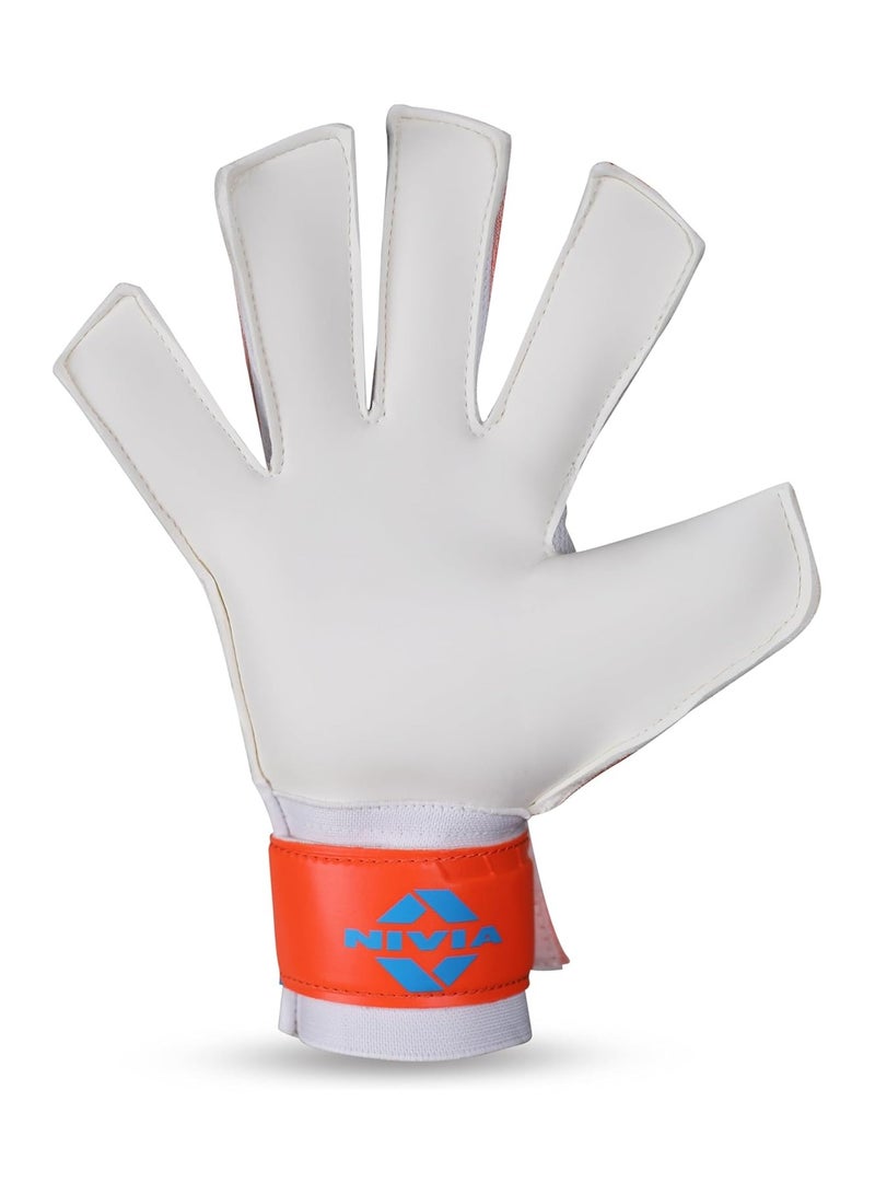 Nivia Goalkeeper Goalkeeping Gloves (S) | Premium Grip | Comfortable Fit | Ideal for Young Goalkeepers | Durable and Reliable Protection  - Image 4