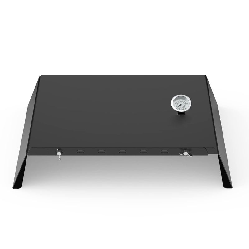 Skyflame Universal Metal Pizza Oven Kit with 20-30 inch Adjustable Width, Grill Top Pizza Oven Box for Most Gas Grills/Pellet Grill Conversion Kit - Image 1